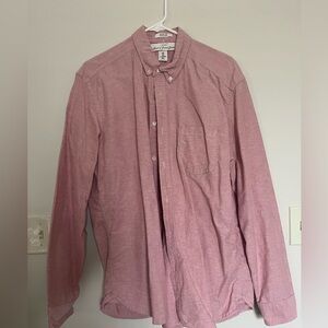 Men's Pink Button-Down Shirt
